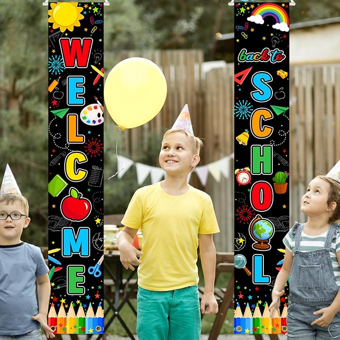 Welcome Back to School Decorations Back to School Door Banner Classroom Welcome - Image 2