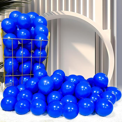 Firomi Small Royal Blue Balloons 5-inch 100 Pack | Helium Shiny Round Blue by Firomi