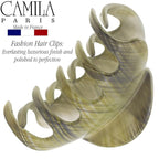 Camila Paris CP3217 French Hair Clip for Women for Thick Hair for Long Curly Wavy Hair, Large, Girls Hair Claw Clips Jaw Styling Hair Accessories for Women, Strong Hold No Slip Grip, Made in France