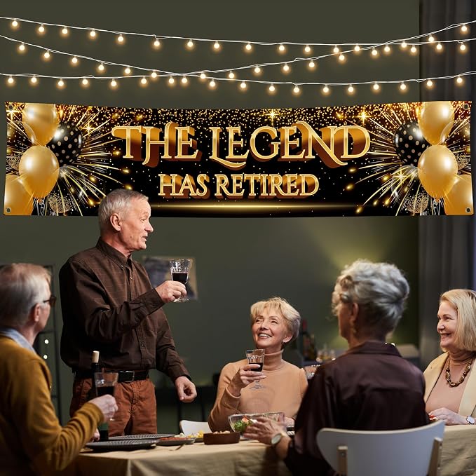 Happy Retirement Banner - Image 7