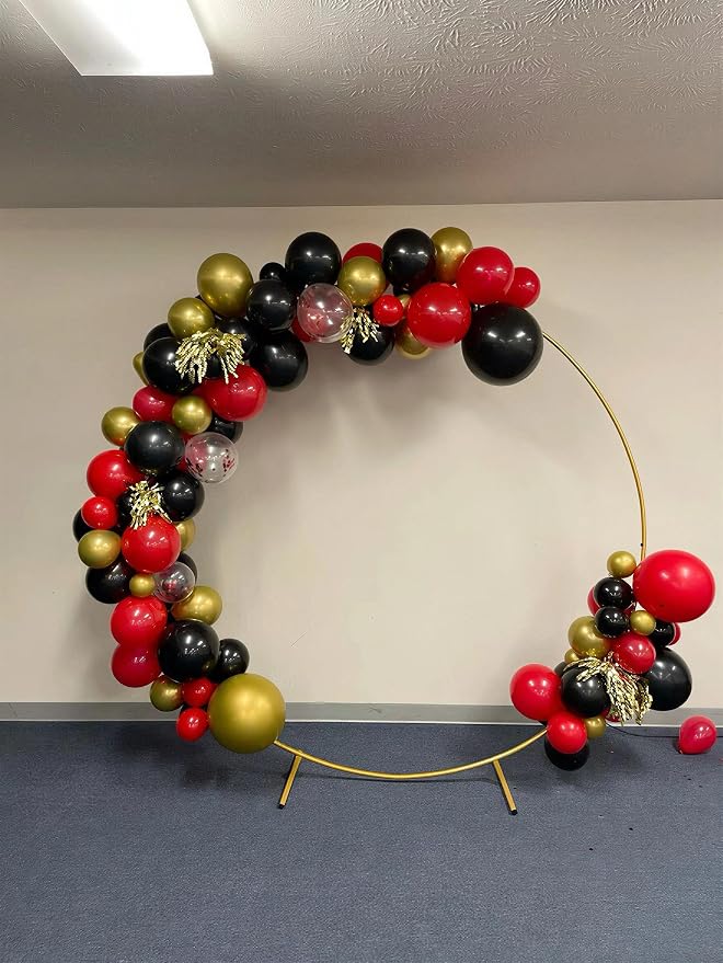 Red and Black Balloons for Graduation New Year Party Decorations | 60Pcs 12Inch - Image 6