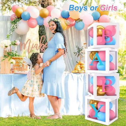 Frigg Pink Blue Gender Reveal Decorations | Balloon Arch Garland Kits, Backdrop - Image 2