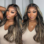 WOWANGEL 13x6 HD Lace Front Wigs Human Hair Body Wave Pre Plucked SKINLIKE 0.1mm Extremely Thin Real HD Lace Front Wigs 250% Density Glueless Human Hair Wigs for Women 28 Inch