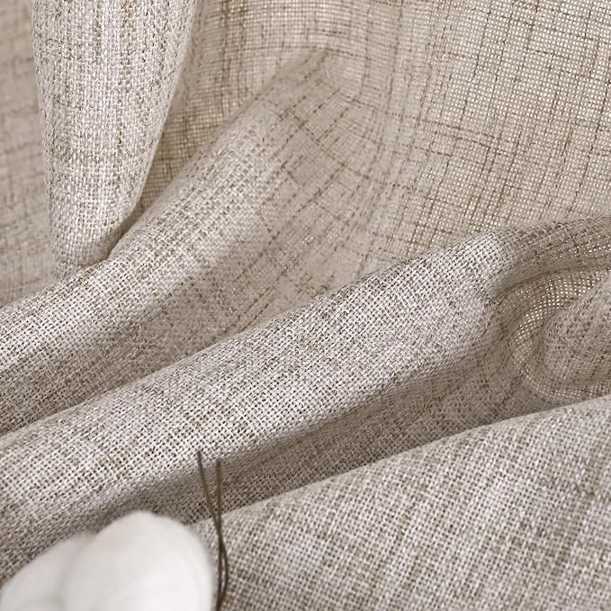 YoungsTex Linen Cafe Curtains 36 Inch Length - Image 8
