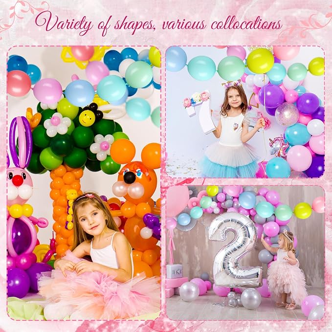 100 Pcs Link Balloon Quick Linking Latex Connected Balloons Linkable - Image 8