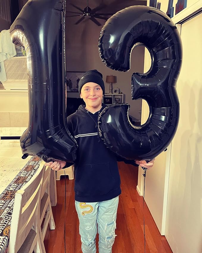 Black 13 Balloon - Image 4