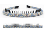 Fashion Comfy Short Headband - Non-Slip Hair Hoop Teeth Comb Hairband for Women & Girls (4 Colors)