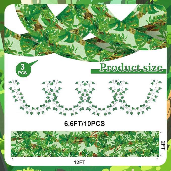 13 Pcs Rainforest Theme Ceiling Decor - Image 3