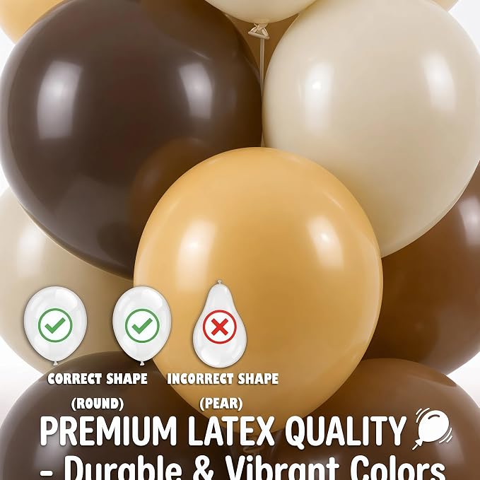 Hiins Brown Balloon Stand Kit Set of 2 - Image 4