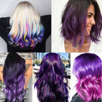 Purple Hair Color WAX 4.23 oz, Instant Hair Dye Wax, Natural Temporary Hair Color for Men and Women, Party, Daily Use, Cosplay