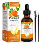 NIFEISHI Organic Pumpkin Seed Oil for Hair Growth & Scalp Care – Cold Pressed, Pure & Natural Hair Serum to Strengthen, Repair Dry Damaged Hair, Moisturize Skin, Face & Body – 2.02 Fl Oz