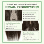 Hair Toppers for Women Real Human Hair, 360°3D Bangs Clip Human Toppers for Women with Thinning hair Realistic Scalp Line (Medium Brown, 3D Wispy Bangs(11 * 7))