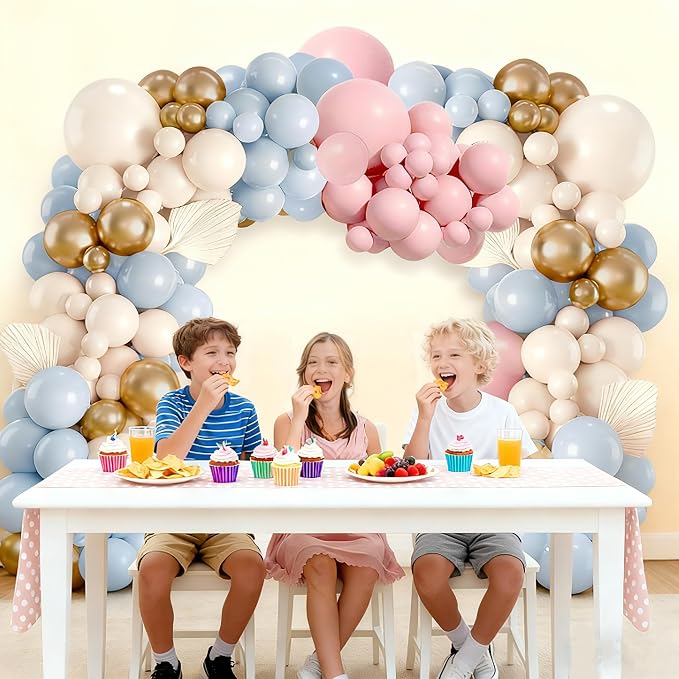 Gender Reveal Balloon Arch Kit, Metallic Gold，Sand, Bachelorette, Baby Shower - Image 6