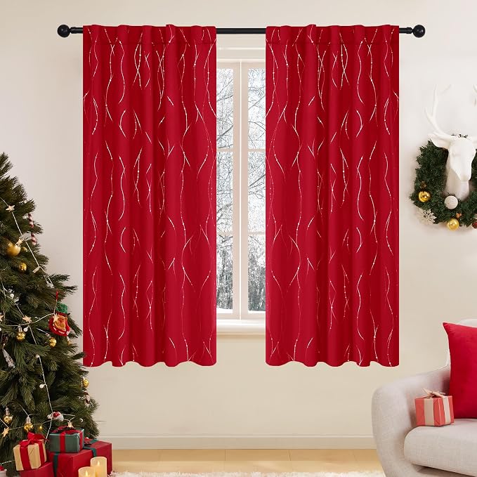 Deconovo Blackout Back Tab Curtains by Unknown