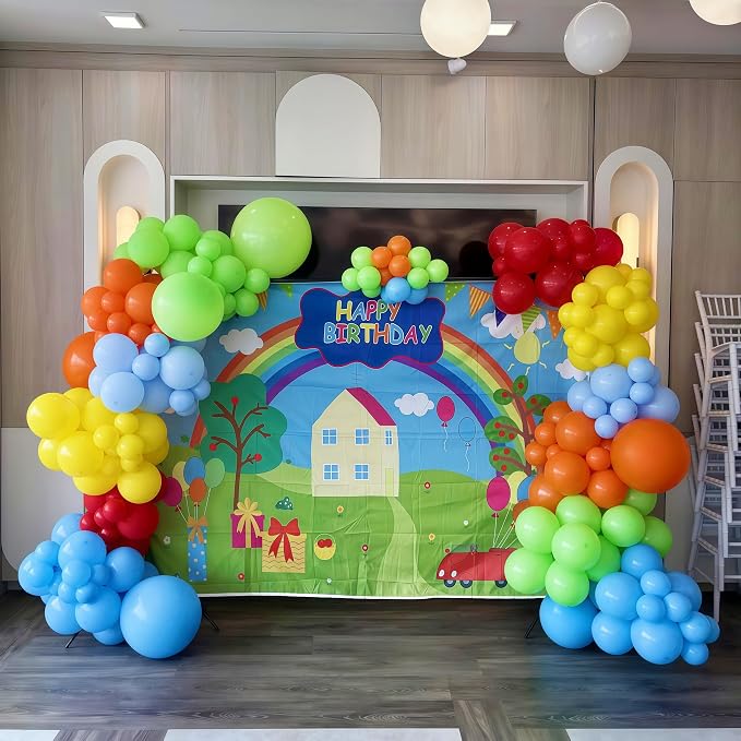 Neon Balloons Arch Garland Kit - Image 8