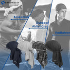 Bandanas Skull Caps for Men, Women Breathable Neck Gaiters, Sweat Wicking Do Rags Head Wraps, Helmet Liner Durag