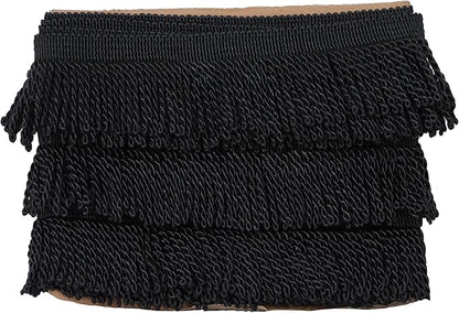 BEL AVENIR Bullion Fringe Trim Curtain Fringes 5 Yard x 2.5 Inches Sewing | by BELAVENIR