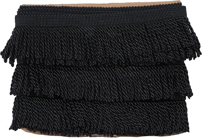 BEL AVENIR Bullion Fringe Trim Curtain Fringes 5/10 Yard x 2.5 Inches Sewing - Image 2