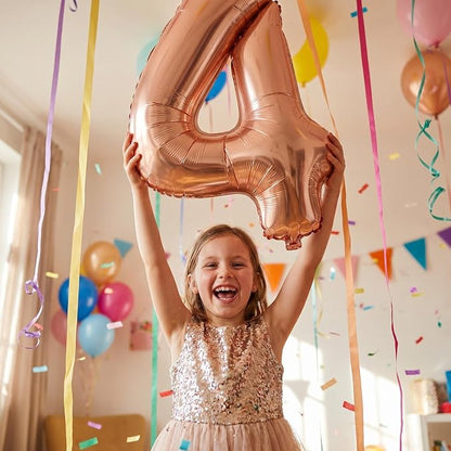 YPSelected 32 Inch Large Foil Helium Number Balloon Birthday Wedding Party 0-9 - Image 2