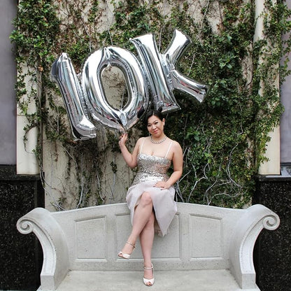 Biapian 40 Inch Letter Balloons, Baby Shower, Anniversary Party Decorations - Image 4