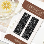 Rhinestone and Crystal Hair Clips 2-Pack, Sparkly Barrettes & Elegant Bling Accessories for Women & Girls(Set15)