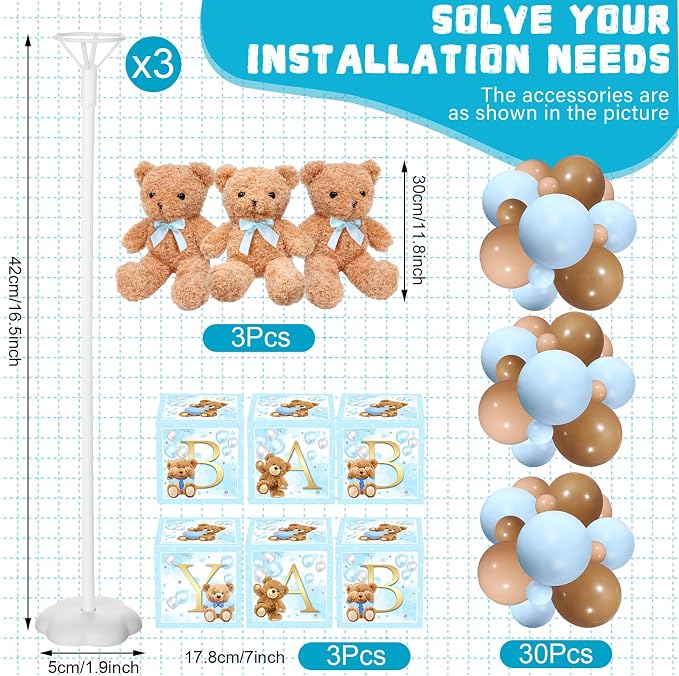 Lenwen 3 Sets Jungle Animal Decoration - Image 4