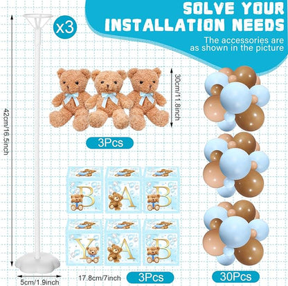 Lenwen 3 Sets Jungle Animal Decoration - Image 4
