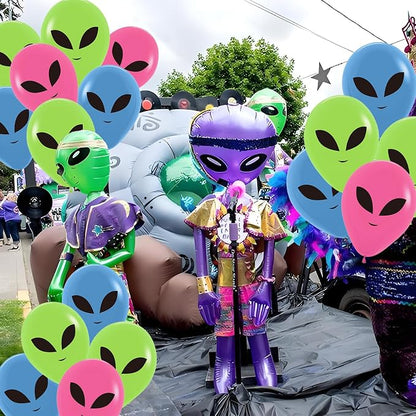 30pcs 12" Alien Balloons UFO Balloons - Image 4