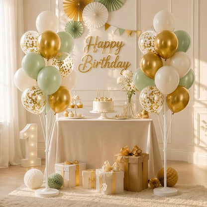 Sage Green Balloon Column Kit Set of 2 - Image 9