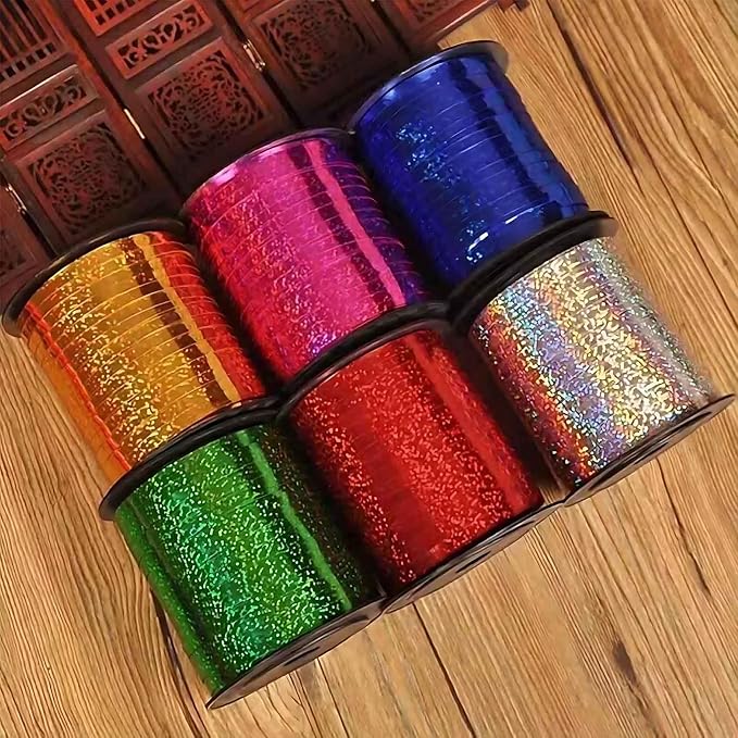 500 Yard Gold Curling Ribbon Beautiful Metallic Crimped Ribbon-Balloon Ribbons - Image 5