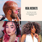 Overtone Semi Permanent Hair Color Conditioner, Rose Gold for Brown is Golden Rose, 8 oz, Nourishing, Damage-Free, Color Depositing Mask for All Hair Types with Shea Butter & Coconut Oil, Vegan