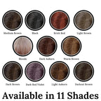Root Concealer Touch Up Powder | All-Natural Crushed Minerals Without Brush | Fast and Easy Total Gray Hair Cover up For Black | Brown | Auburn and Blonde Hair .30 ounce (No Brush, Dark Red Violet)