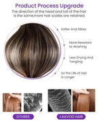 LaaVoo Tape in Hair Extensions Human Hair Balayage Brown to Caramel Blonde with Brown Tape in Extensions Real Human Hair22 Inch 40pcs 100g