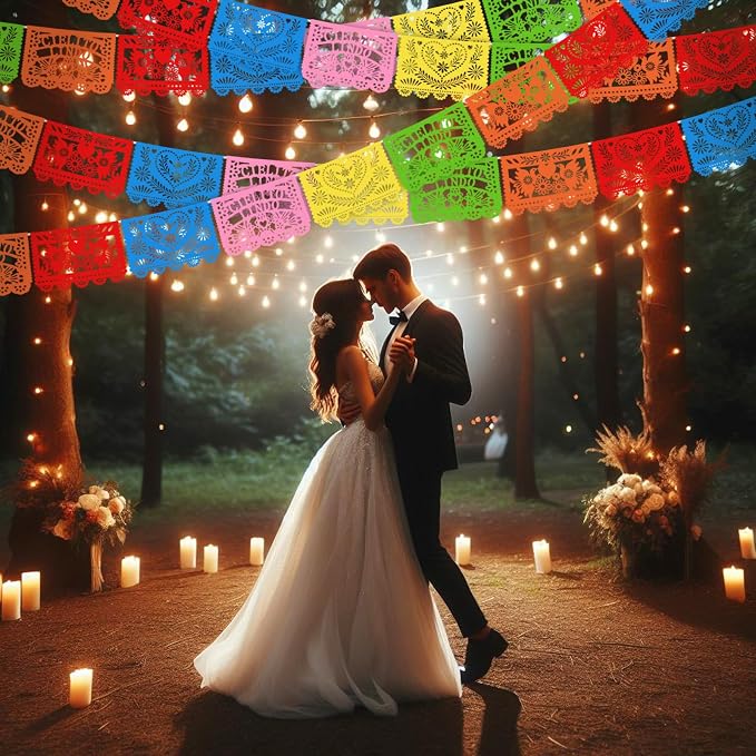 TaoBary 6 Pcs Papel Picado Mexican Wedding Cielito Lindo Party Decor 118 Feet - Image 7