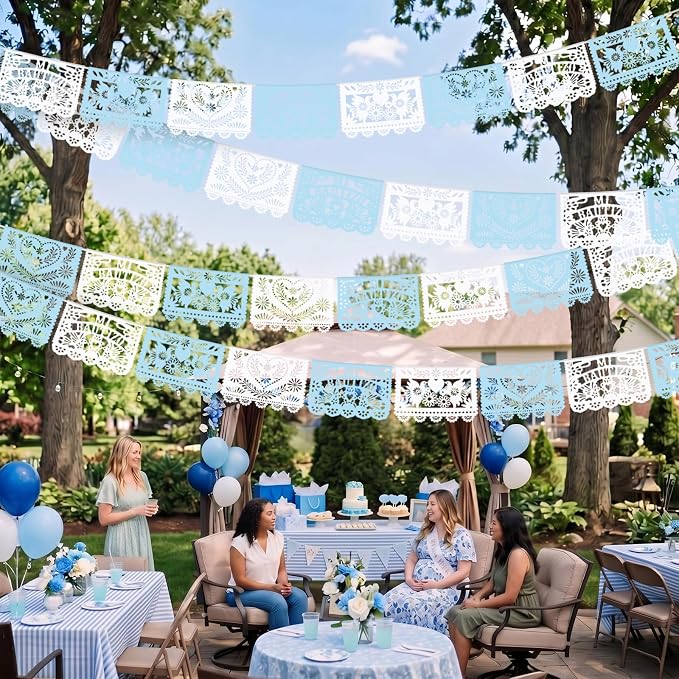 TaoBary 6 Pcs Papel Picado Mexican Wedding Cielito Lindo Party Decor 118 Feet - Image 6