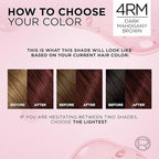 L'Oreal Paris Excellence Crème Permanent Hair Dye, Triple Care Hair Color with Pro-Keratine Complex for 100% Gray Hair Coverage, 4RM Dark Mahogany Red, 1 Kit (Pack of 2)