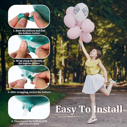 cobee 20 Pcs Balloon Holder Sticks, Plastic Balloon Sticks - Image 5