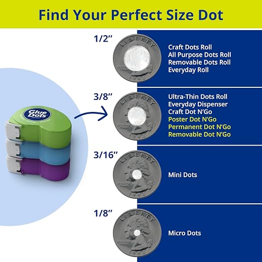 Glue Dots Dot N' Go Glue Dot Dispenser Project Pack - Image 4