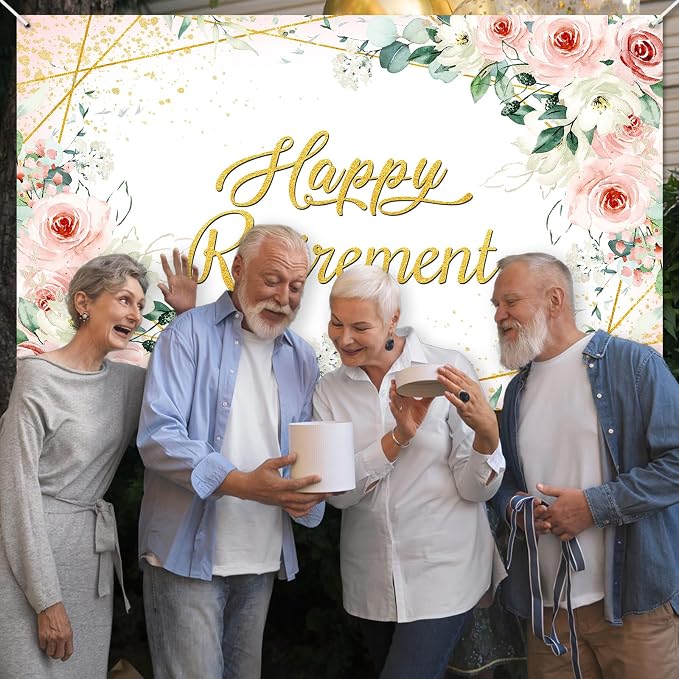 Avezano Happy Retirement Backdrop - Image 6