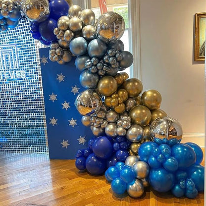 Blue and Gold Balloons - Image 4