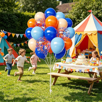 Blue and Orange Balloons - Image 7