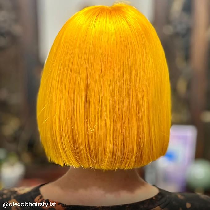Arctic Fox Semi-Permanent Hair Dye, Vegan & Cruelty-Free, Vibrant Yellow Color, Ammonia-Free, Peroxide-Free, Conditioning Formula, For All Hair Types, Cosmic Sunshine, 4 Fl Oz (Pack of 2)