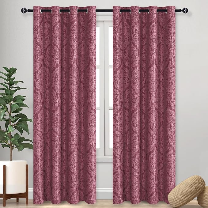 DWCN Room Darkening Curtains for Bedroom by DWCN