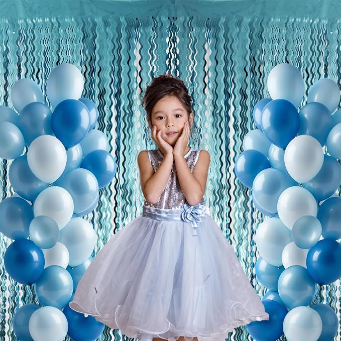 Goer Metallic Tinsel Foil Fringe Curtains - Image 5