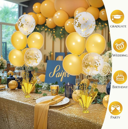 2 Set Gold Birthday Centerpieces - Image 5