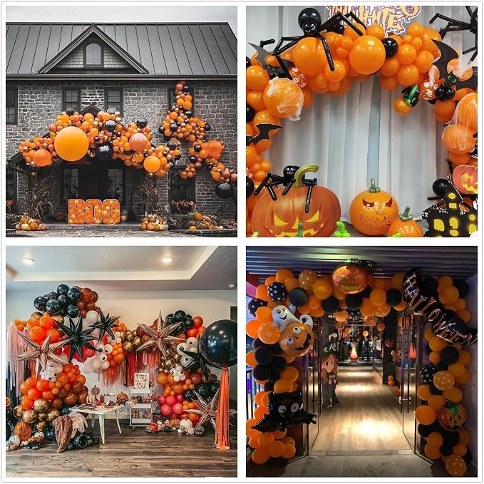 412pcs Orange Balloons 18 12 10 5 Inch Orange Balloon Garland Arch Kit - Image 5