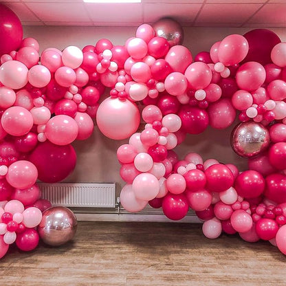 Togvu Hot Pink and Baby Pink Balloons, 60 Packs 12 Inch Premium Pink Latex - Image 6