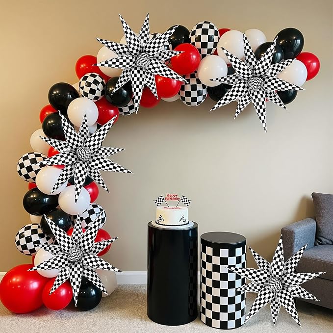 60 Pcs Star Balloons Explosion 12 Point Foil Cone Balloons Magic Balloon Large - Image 2