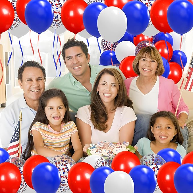 Red White and Blue Balloons - Image 7