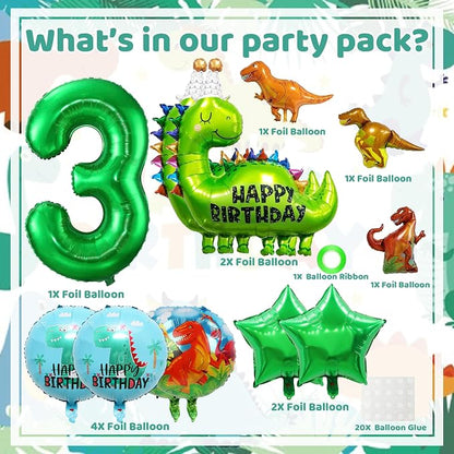 Dinosaur Birthday Decorations for Boys - Image 2